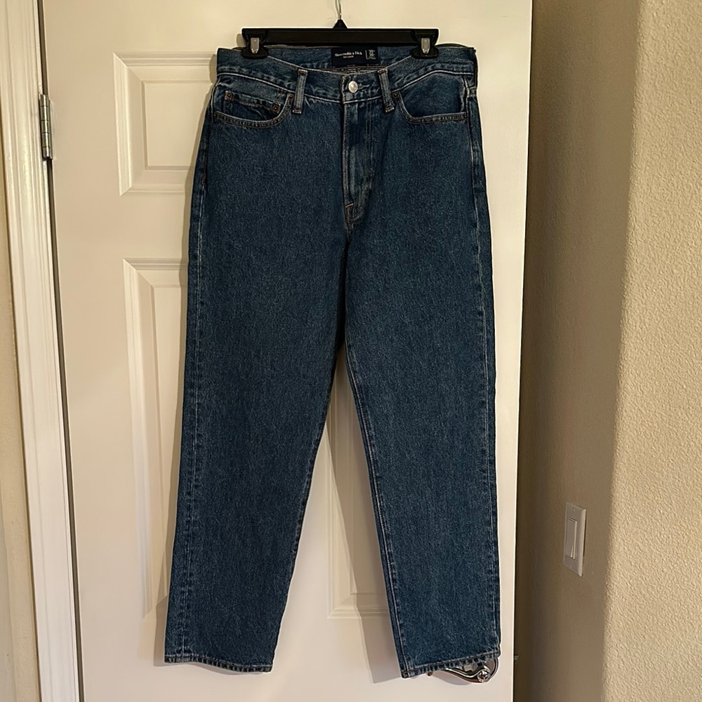 30x30 Abercrombie & Fitch Blue 90s Straight Jeans